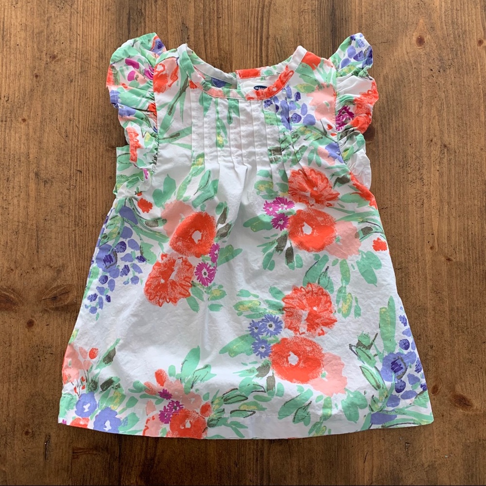 Old Navy baby girl floral dress size 12-18 months